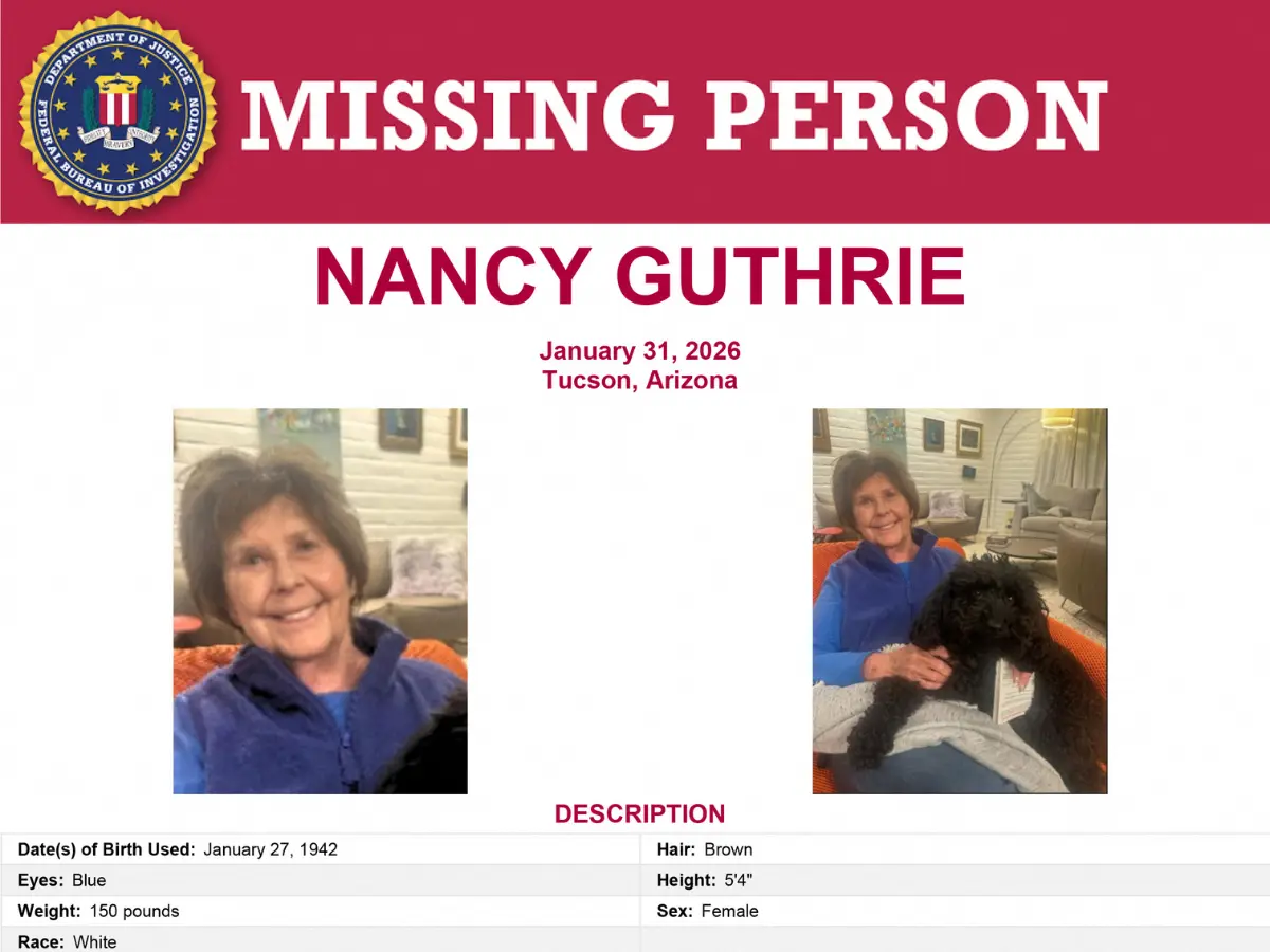 Nancy Guthrie kidnapping: TMZ receives third message claiming to know kidnapper’s identity, hints suspect crossed border