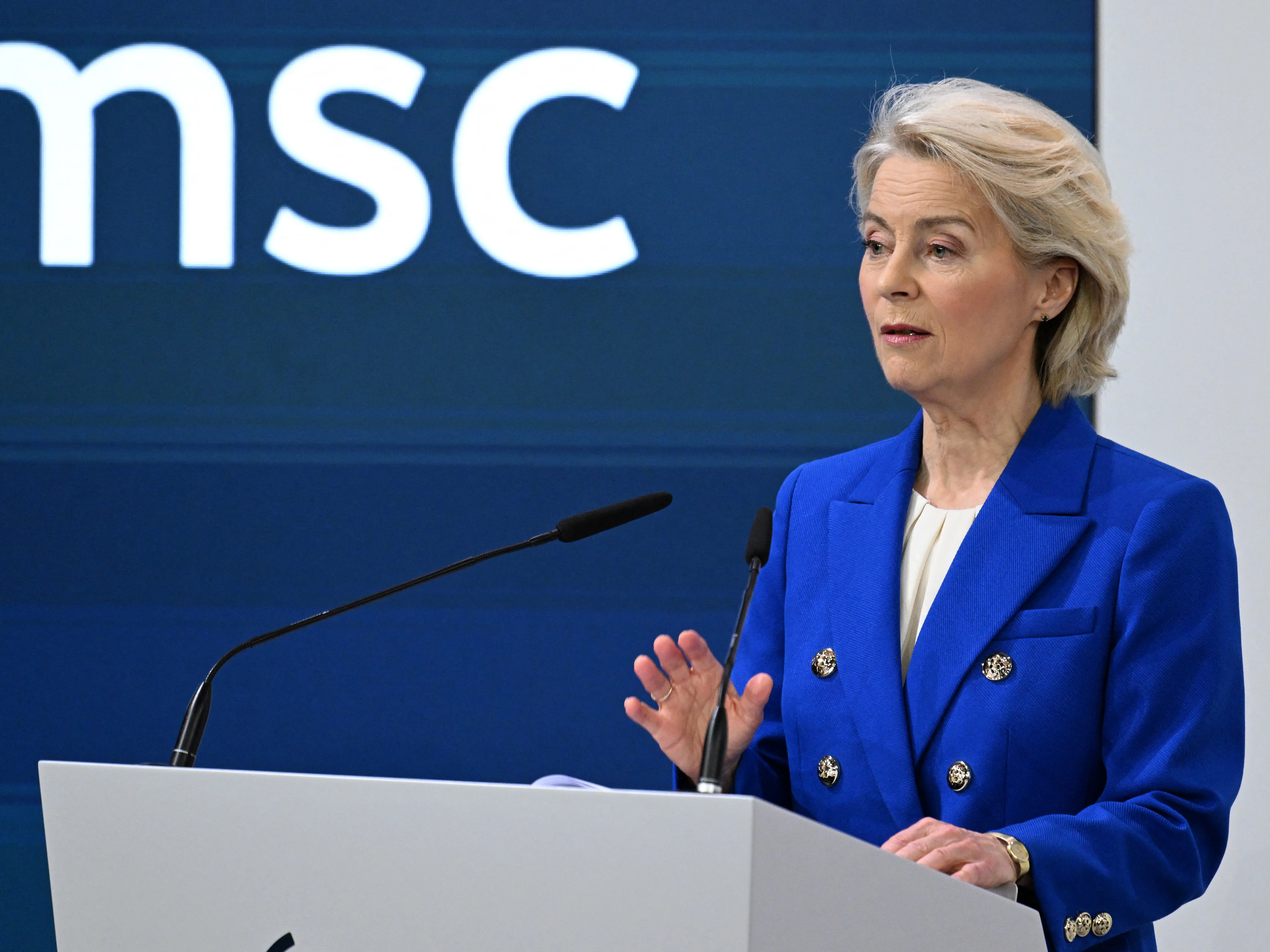 'Europe needs to take responsibility for its security': EU chief says bloc mobilising €800 bn for defence capabilities 'Europe needs to take responsibility for its security': EU chief says bloc mobilising €800 bn for defence capabilities