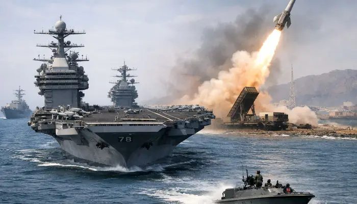 Carrier‑kill strategy? What could be Iran's missile, drone & swarm boat  plan against USS Abraham Lincoln & Gerald R. Ford
