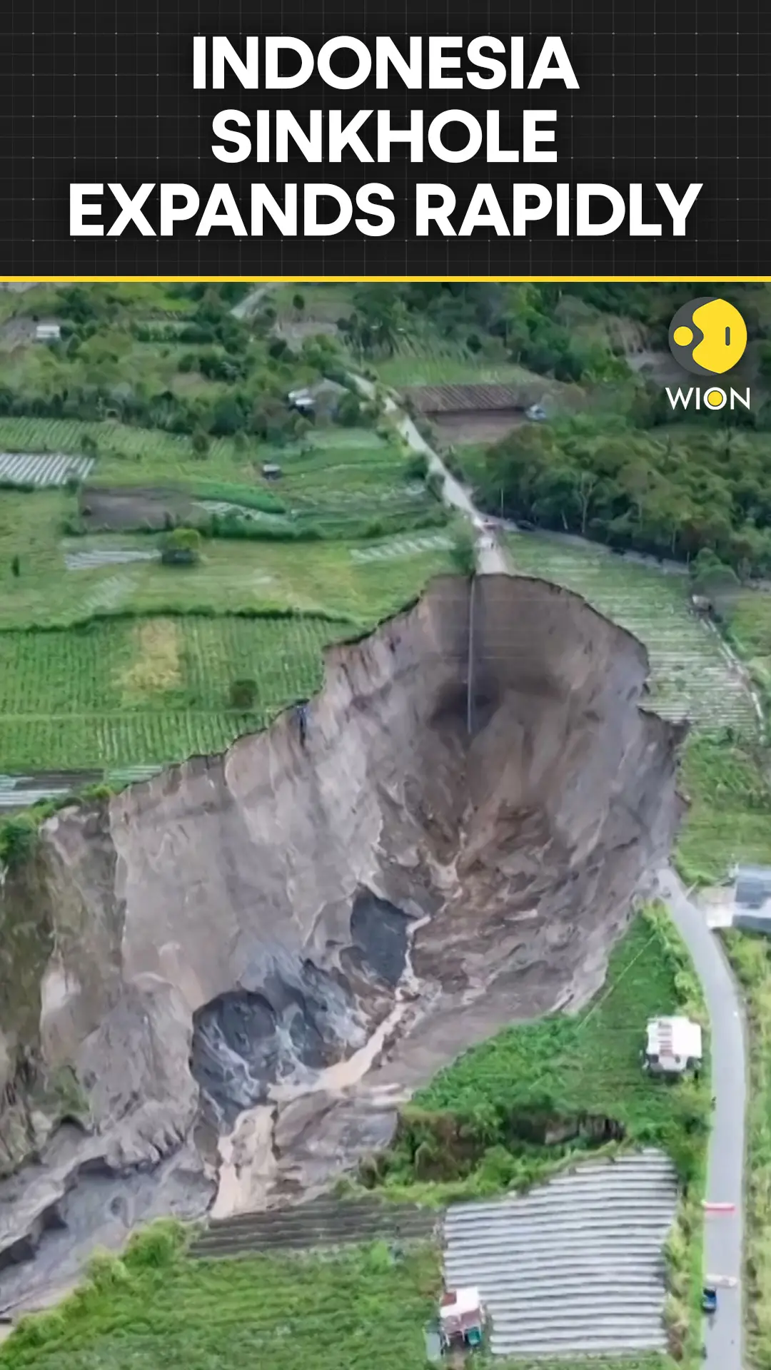 Indonesia: Massive Sinkhole in Central Aceh Widens, Threatens Farmers’ Livelihoods