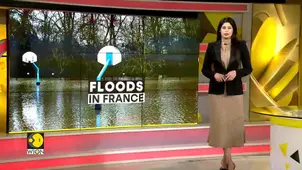 France Floods: Rescuers Navigate Submerged Streets Heroically