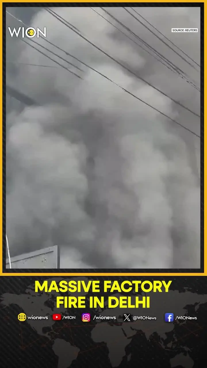 Delhi factory fire: massive fire breakout in Delhi, 7 fire tenders rush to Inderlok