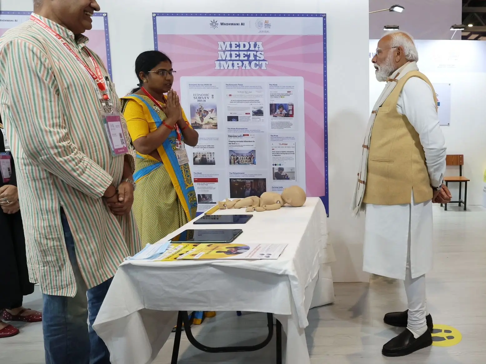 AI Impact Summit 2026: PM Modi engages with startups, tech leaders at landmark AI event AI Impact Summit 2026: PM Modi engages with startups, tech leaders at landmark AI event