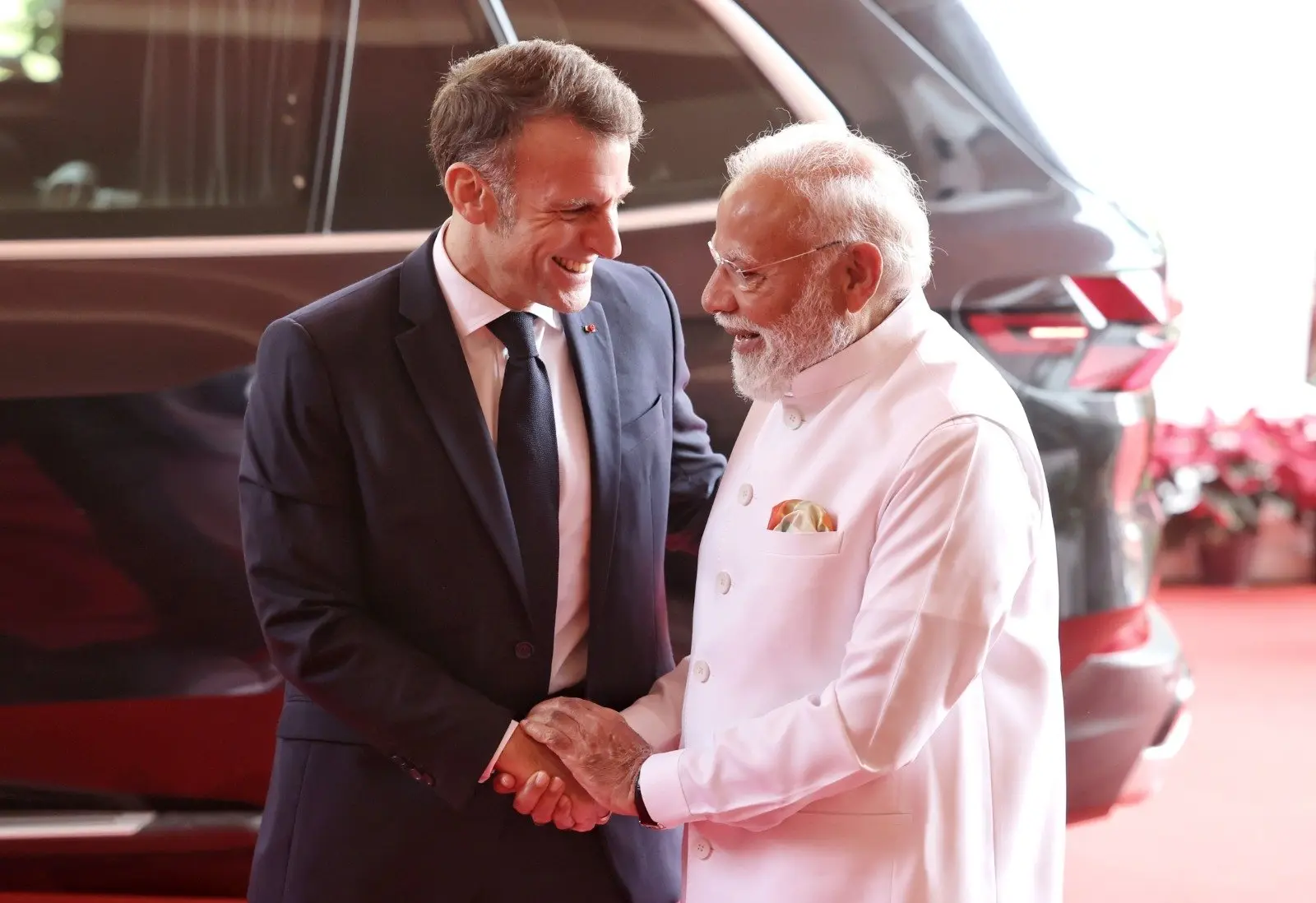 Macron in India: PM Modi hails 'special ties' with France, says ,'we will eliminate terrorism from roots'