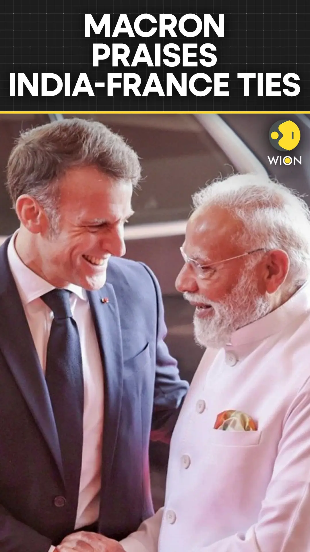 ‘Jai Ho’: Macron’s Mumbai Remark Draws Loud Applause From PM Modi