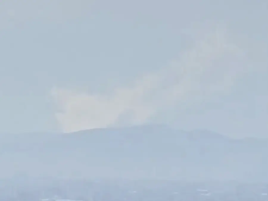 Smoke columns seen over residential areas in Tehran and Shiraz