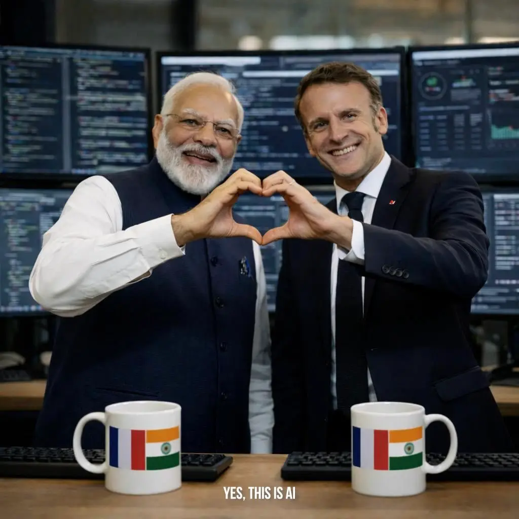 Macron turns trendsetter: French president shares AI-generated 'cute' picture with PM Modi