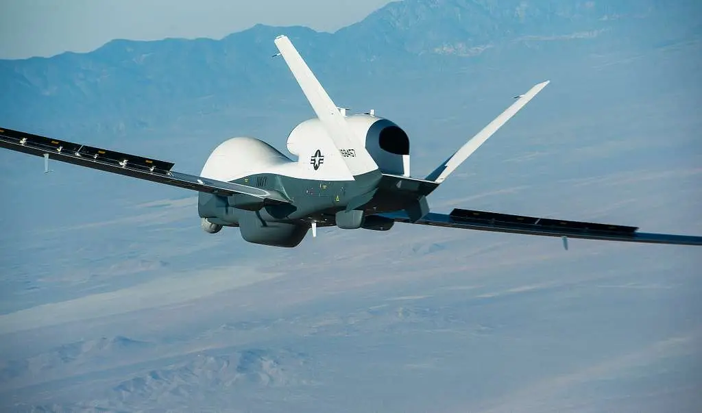 MQ-4C Triton drone spotted over Persian Gulf