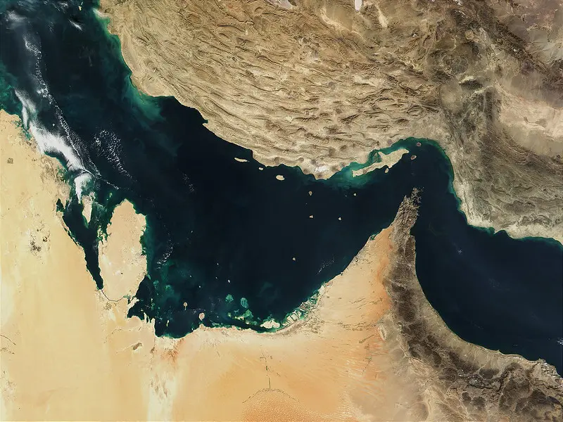 Triton drone seen over the Middle East on Feb 14