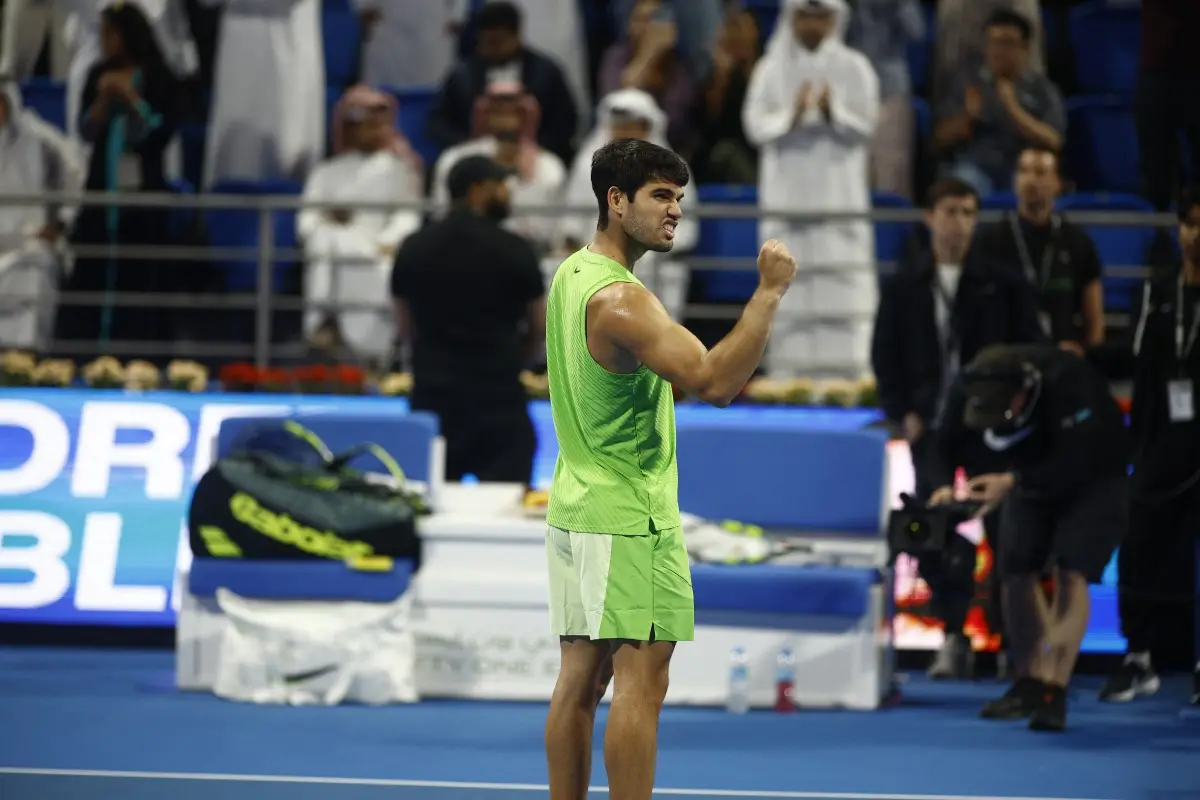 Qatar Open: World No. 1 Alcaraz beats defending champion Andrey Rublev to secure final spot