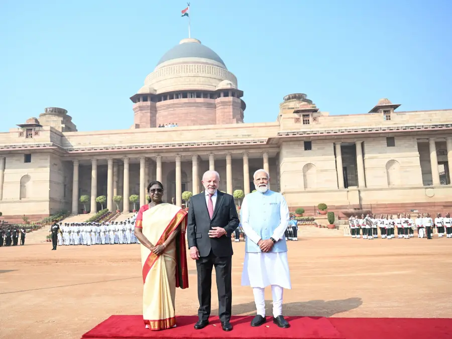 Indian PM Modi and Brazil President Lula hold delegation talks in New Delhi