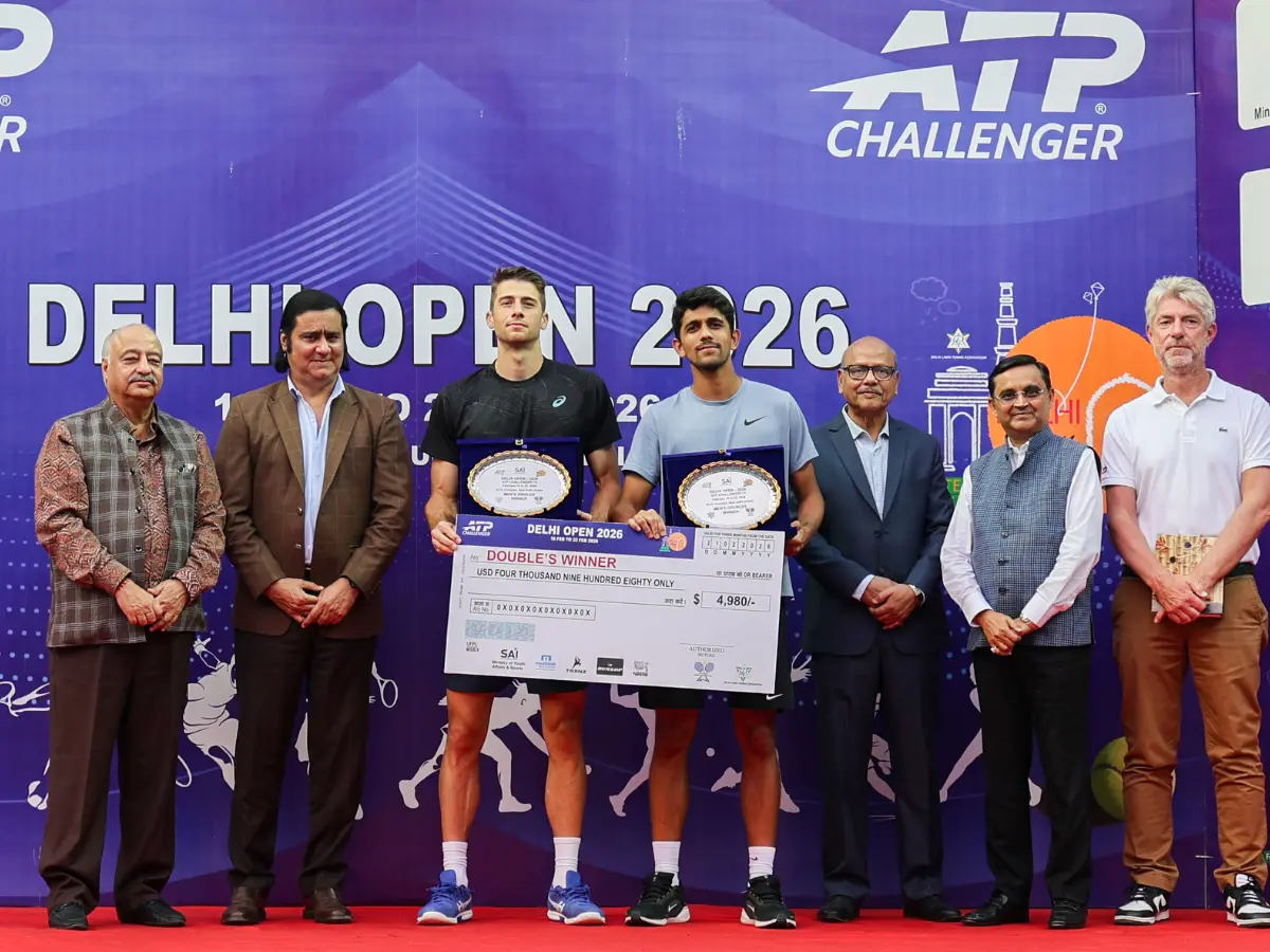 Delhi Open 2026: Top seeds Siddhant Banthia, Alexander Donski save match point to win doubles title