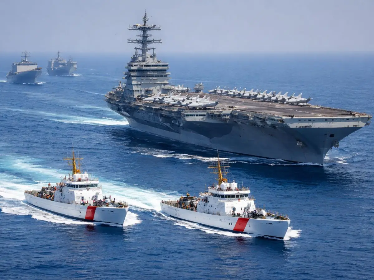 'Small ships shielding a supercarrier': Why Coast Guard cutters are sailing with USS Abraham Lincoln amid US-Iran tensions?