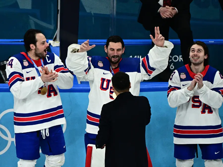 Winter Olympics 2026: USA beat Canada to win men's ice hockey gold medal, Jack Hughes scores overtime winner