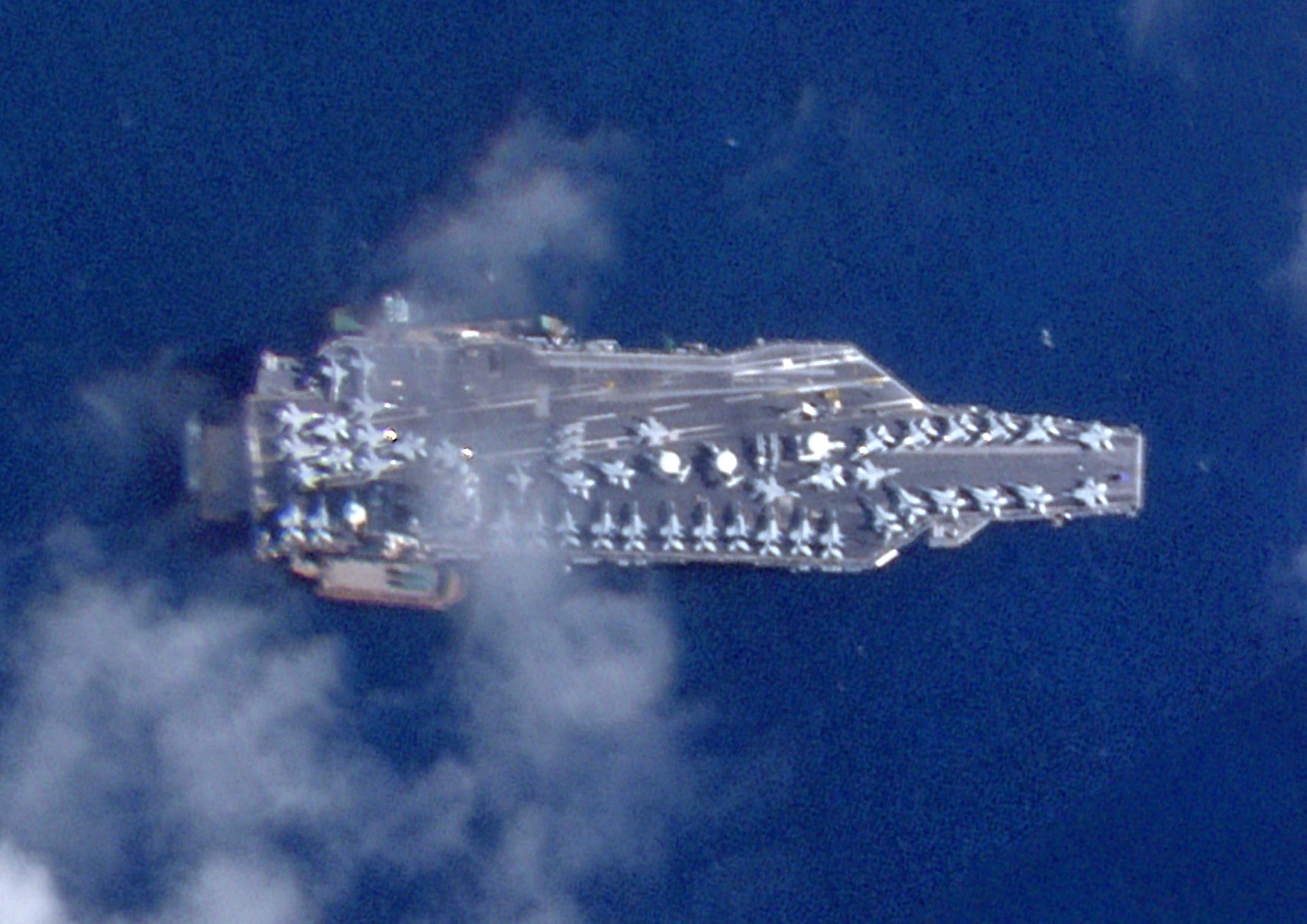 5. The "Armada": USS Abraham Lincoln Takes Position