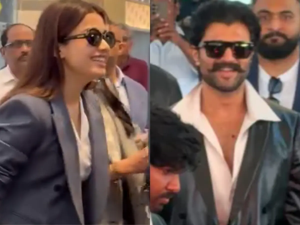 Rashmika Mandanna, Vijay Deverakonda arrive in Udaipur, pre-wedding festivities to begin tomorrow Rashmika Mandanna, Vijay Deverakonda arrive in Udaipur, pre-wedding festivities to begin tomorrow