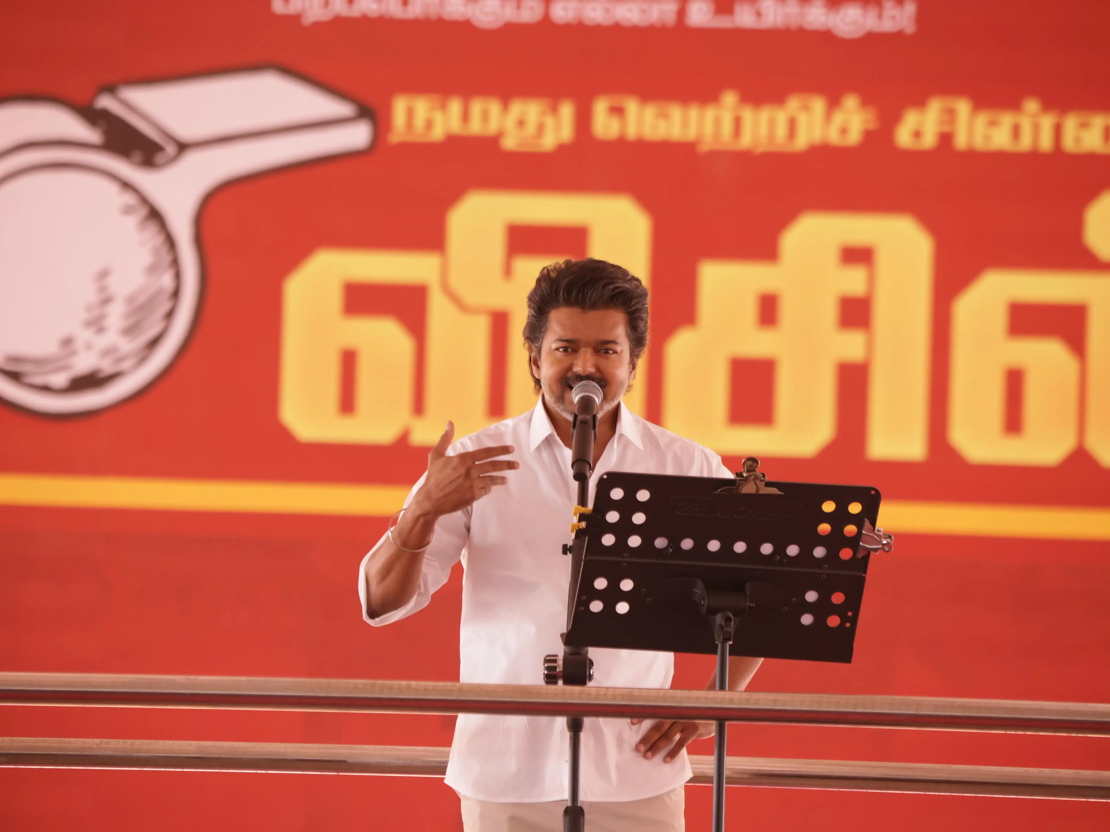 Did your wealth come from hard work or loot? Actor-politician Vijay asks opponents Did your wealth come from hard work or loot? Actor-politician Vijay asks opponents