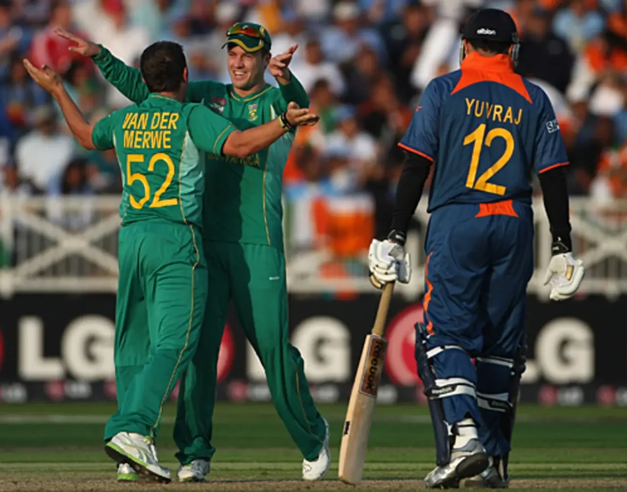 12 Runs vs South Africa in 2009