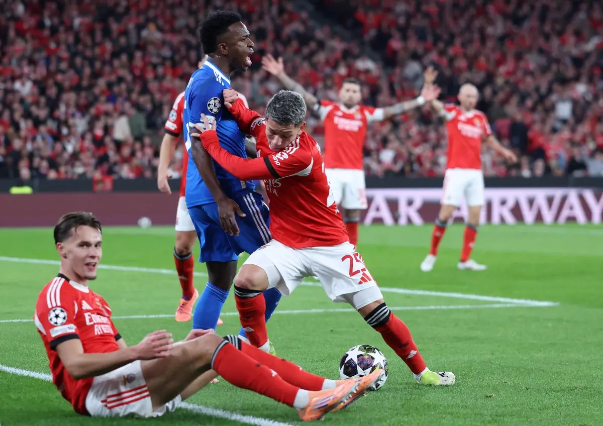 Benfica winger Gianluca Prestianni handed provisional ban by UEFA over alleged racism incident towards Real Madrid's Vinicius