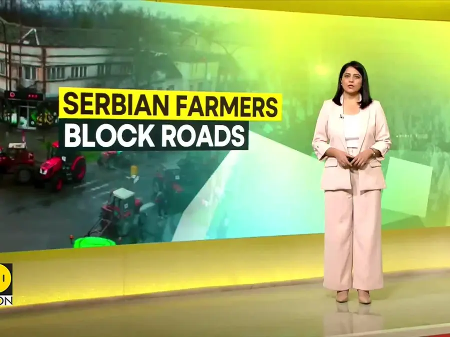 Serbian Farmers Park Tractors On Streets, Demand Fresh Elections