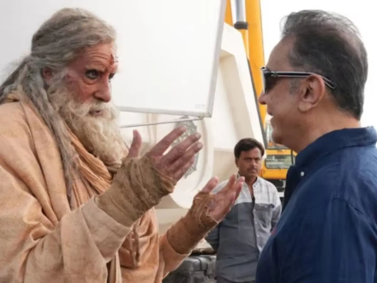 Kalki 2 shoot begins: Amitabh Bachchan shares BTS photos with Kamal Haasan
