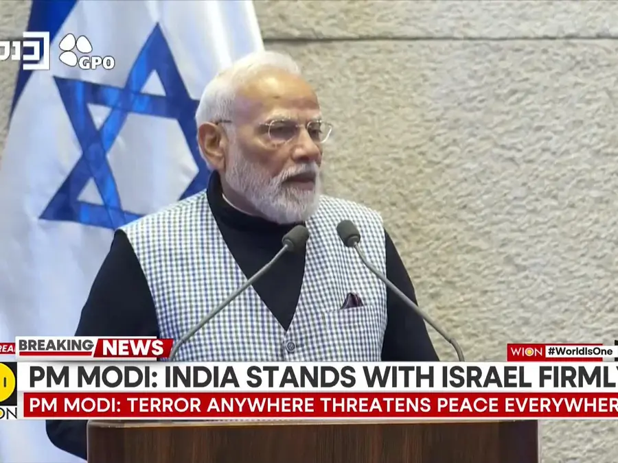 BREAKING: PM Modi, First Indian PM to Address Israeli Parliament
