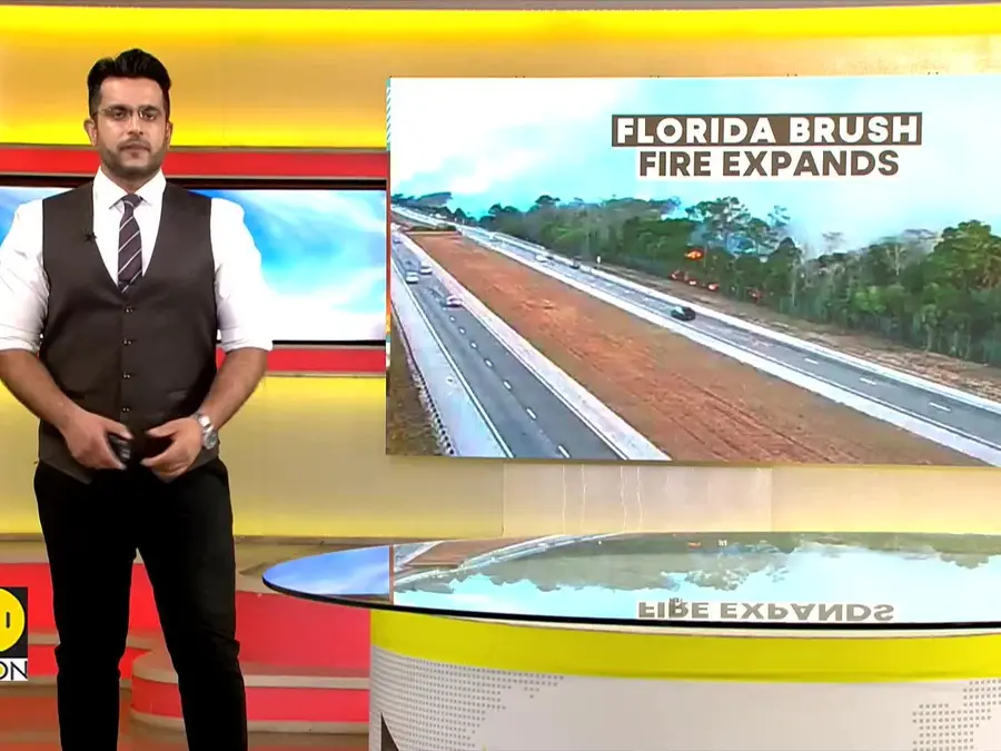Florida wildfire: Florida faces Heightened danger as wildfire explodes to 25,000 acres 
