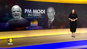 India's Prime Minister Narendra Modi Arrives at Israel's Parliament 