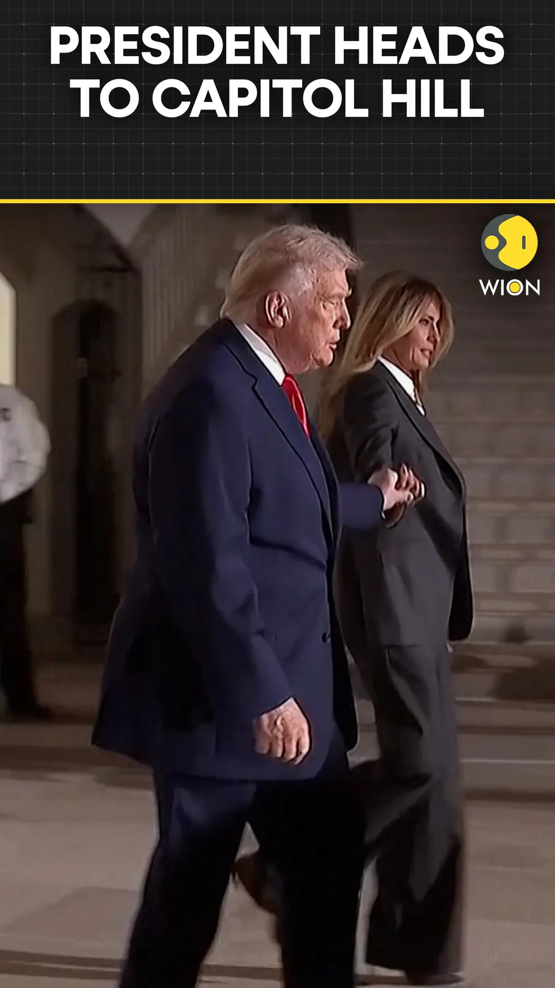 Trump State Of Union Address: Trump Departs White House Heading to Capitol Hill