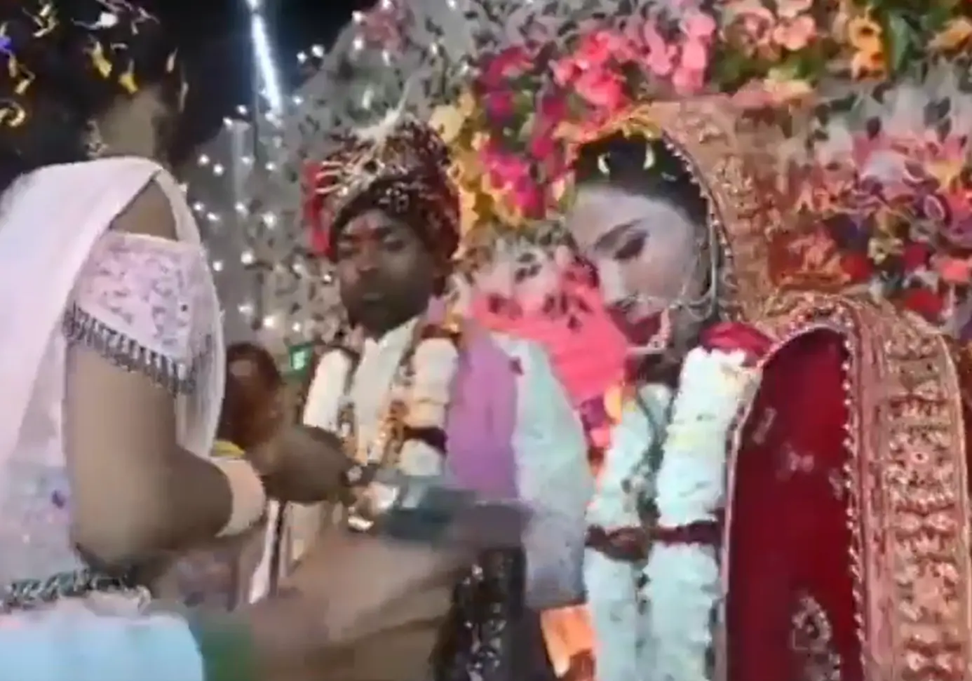 VIDEO: Jilted lover shot bride on stage during garland ceremony in Bihar’s Buxar, accused on run