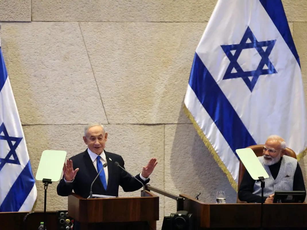 'Terror anywhere threatens peace everywhere,' says Indian PM as Netanyahu welcomes 'brother Modi' in Knesset 'Terror anywhere threatens peace everywhere,' says Indian PM as Netanyahu welcomes 'brother Modi' in Knesset