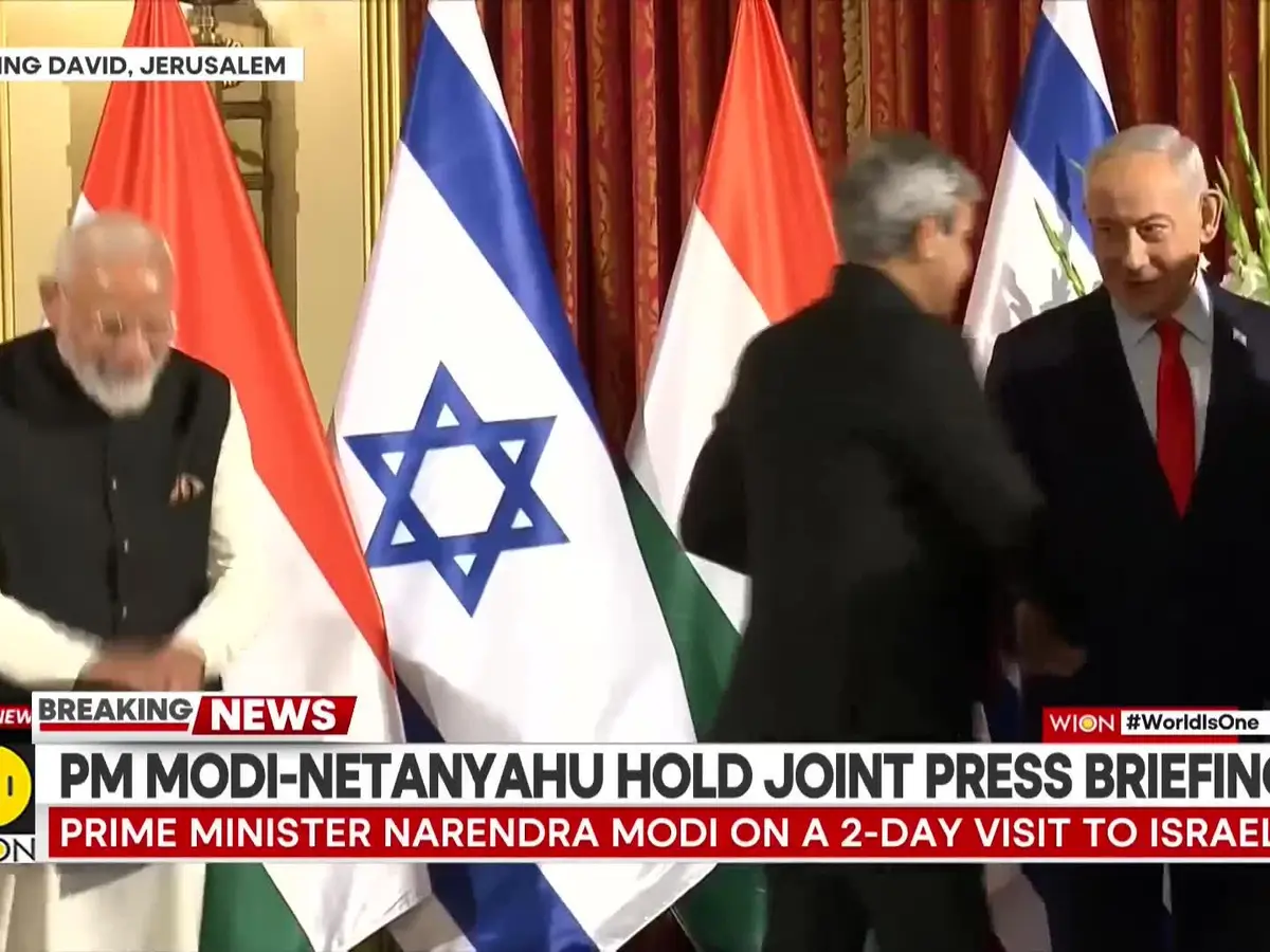 India-Israel Ties: PM Modi, Netanyahu Hold Joint Press Meet After ...