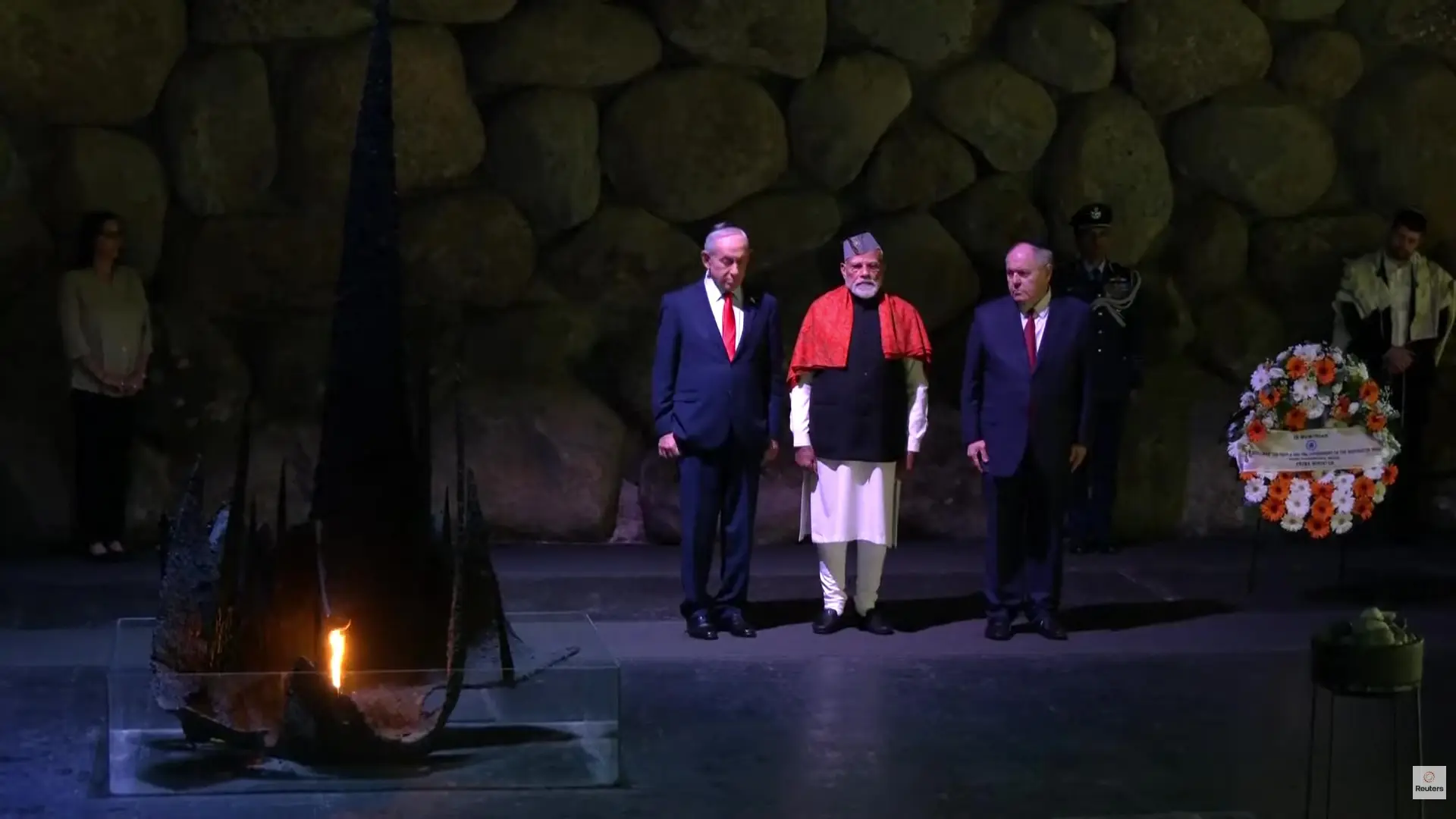 PM Modi, Netanyahu visit Jerusalem memorial Yad Vashem; pay tribute to holocaust victims