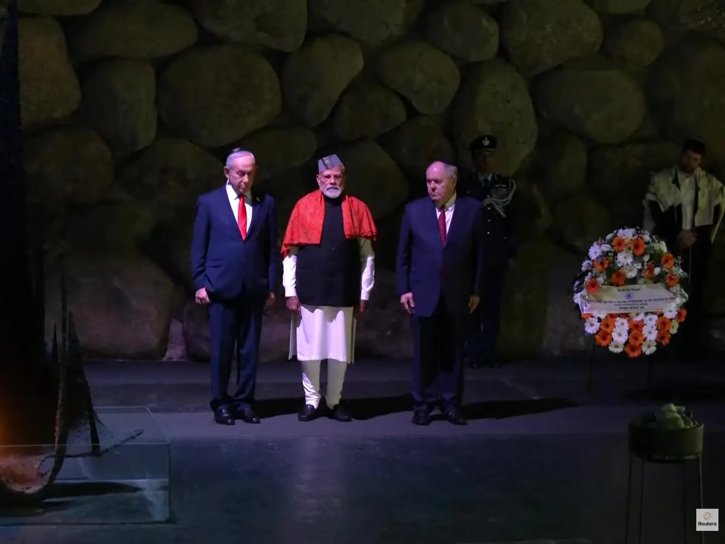 PM Modi, Netanyahu visit Jerusalem memorial Yad Vashem; pay tribute to holocaust victims PM Modi, Netanyahu visit Jerusalem memorial Yad Vashem; pay tribute to holocaust victims