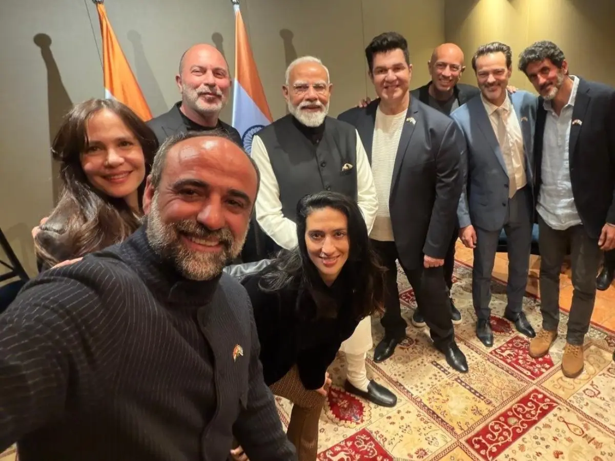 PM Narendra Modi meets the cast of Fauda during his visit to Israel | See pic