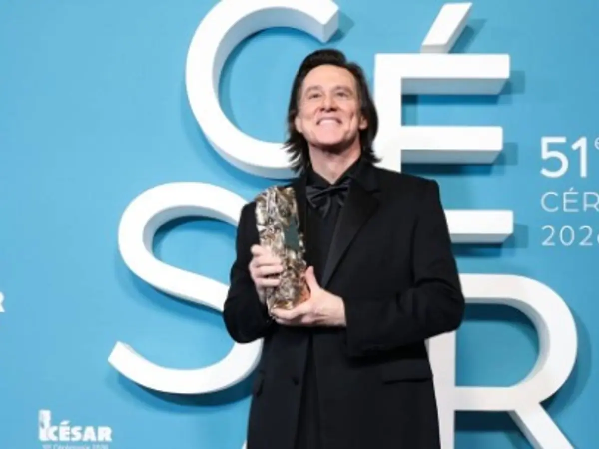 Jim Carrey recieves honorary award at Cesar Awards 2026, delievers speech ...