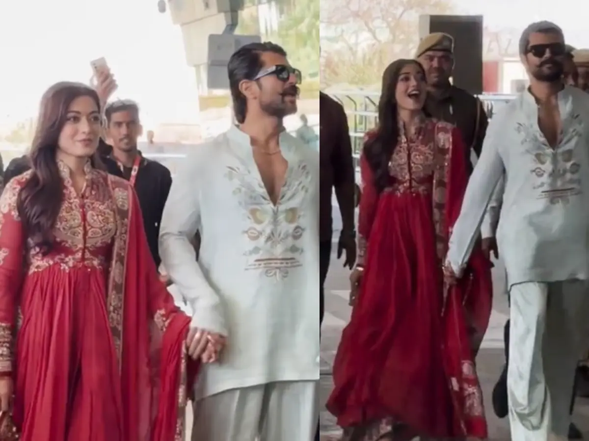 Mr and Mrs Deverakonda! Rashmika and Vijay make first appearance together | Watch Mr and Mrs Deverakonda! Rashmika and Vijay make first appearance together | Watch