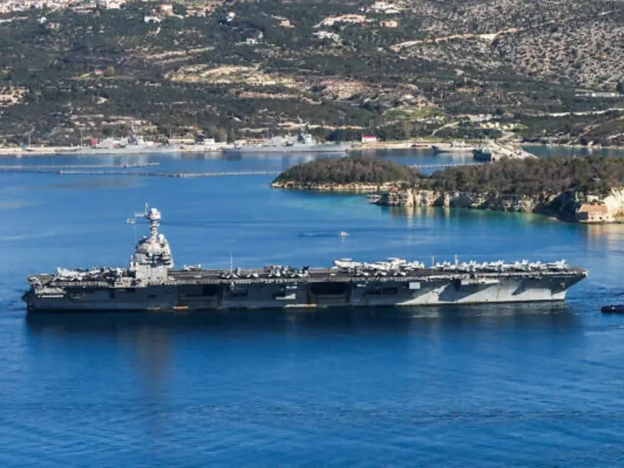 USS Gerald R. Ford aircraft carrier arrives off Israel coast