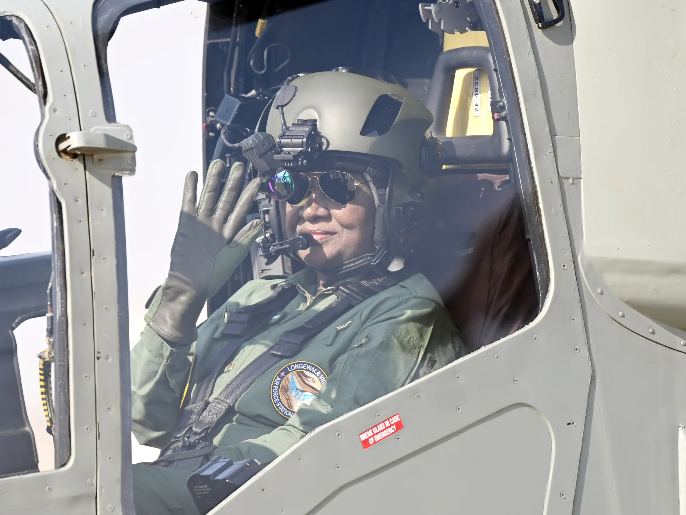 President Murmu takes sortie in LCH 'Prachand' as IAF showcases might at Vayushakti-26