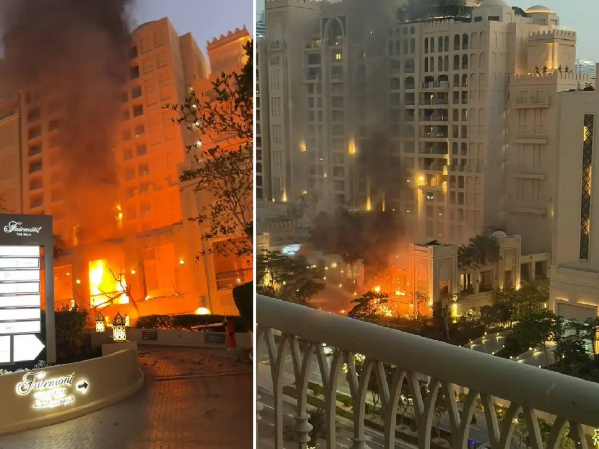 Burj Khalifa evacuated, The Palm hit and Dubai airport ops shut as UAE ...