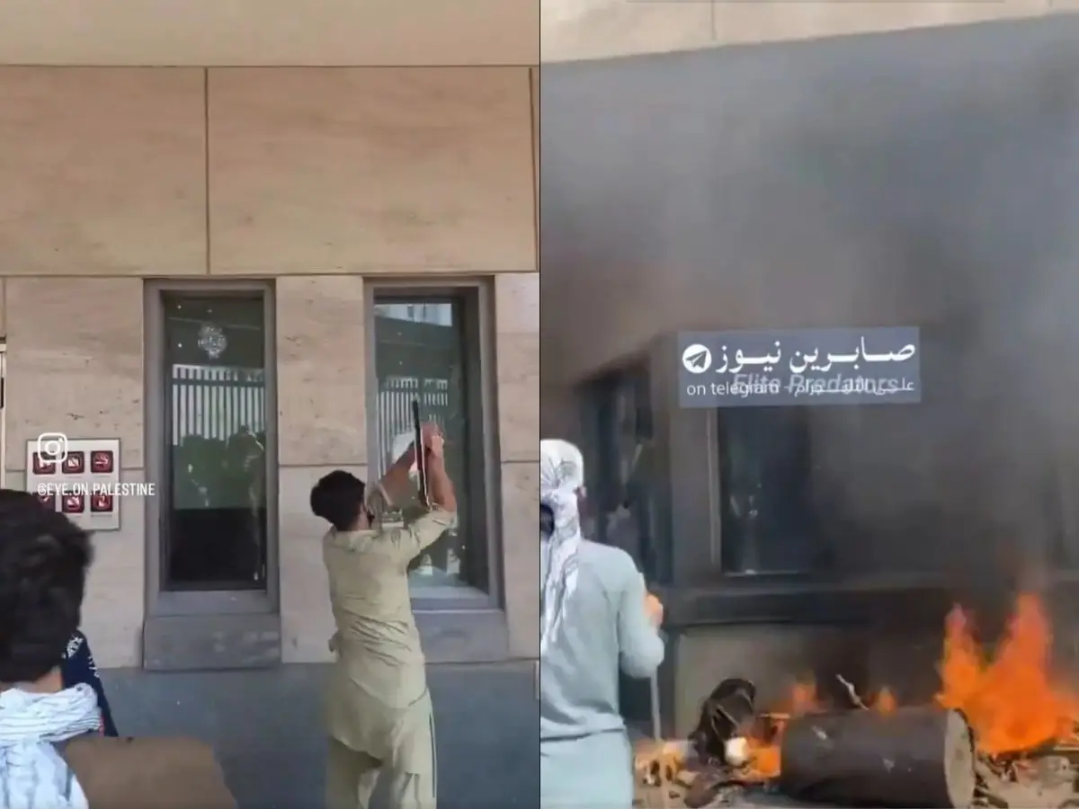 Protesters storm US Consulate in Karachi after Khamenei’s death Protesters storm US Consulate in Karachi after Khamenei’s death
