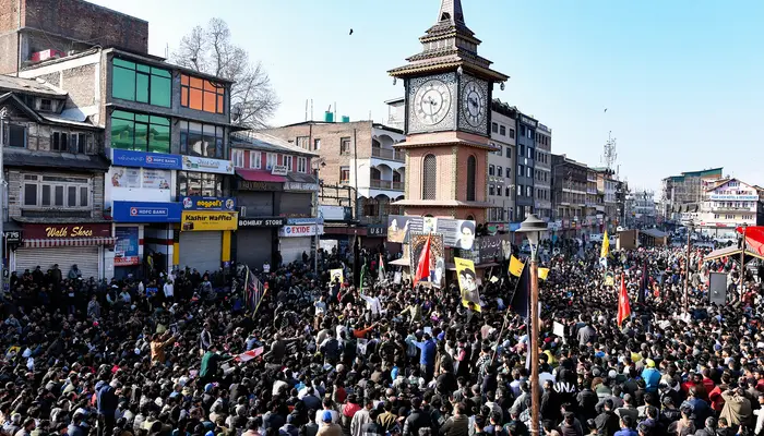Massive protests erupt in India against Khamenei’s killing; anti-US and anti-Israel slogans raised in J&K's Lal Chowk