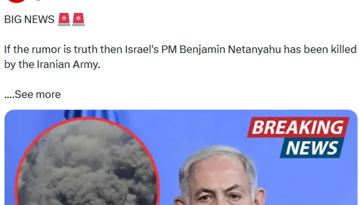 FACT CHECK: Benjamin Netanyahu assassinated in Iranian strike? Truth behind massive claim