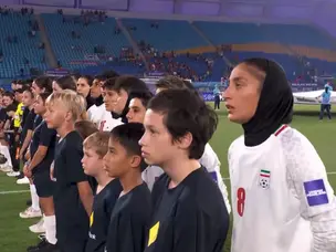 'When silence speaks': Iran's women’s football team refuses to sing national anthem at Asian Cup opening match