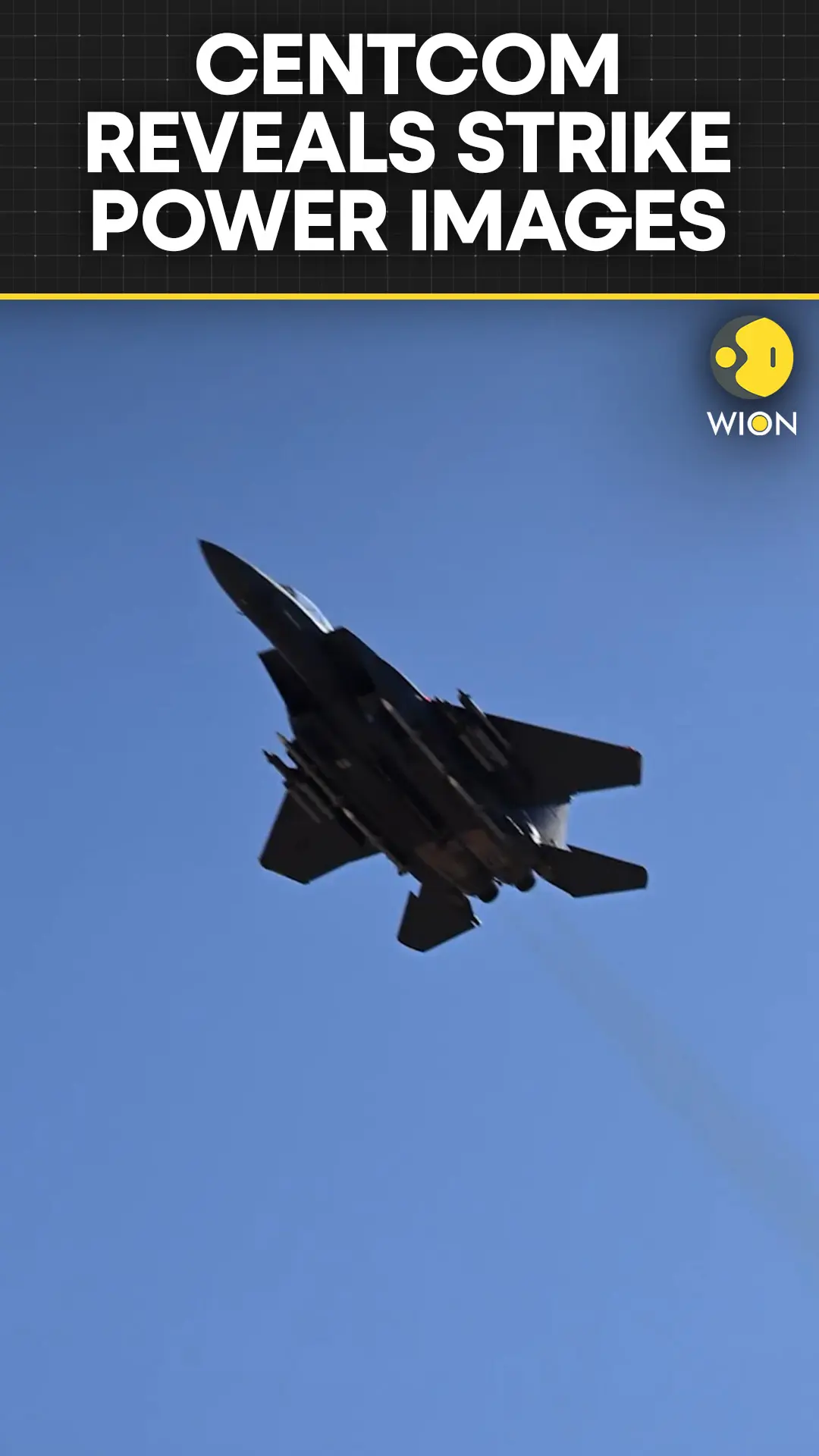 US-Iran War: US CENTCOM Shares New Images of Military Power Used in the Attacks