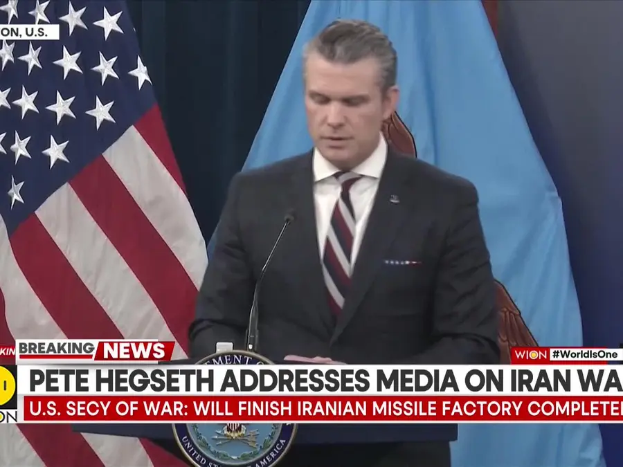 'Will Finish Iranian Facility Completely': US Defence Secretary Hegseth On Iran War 