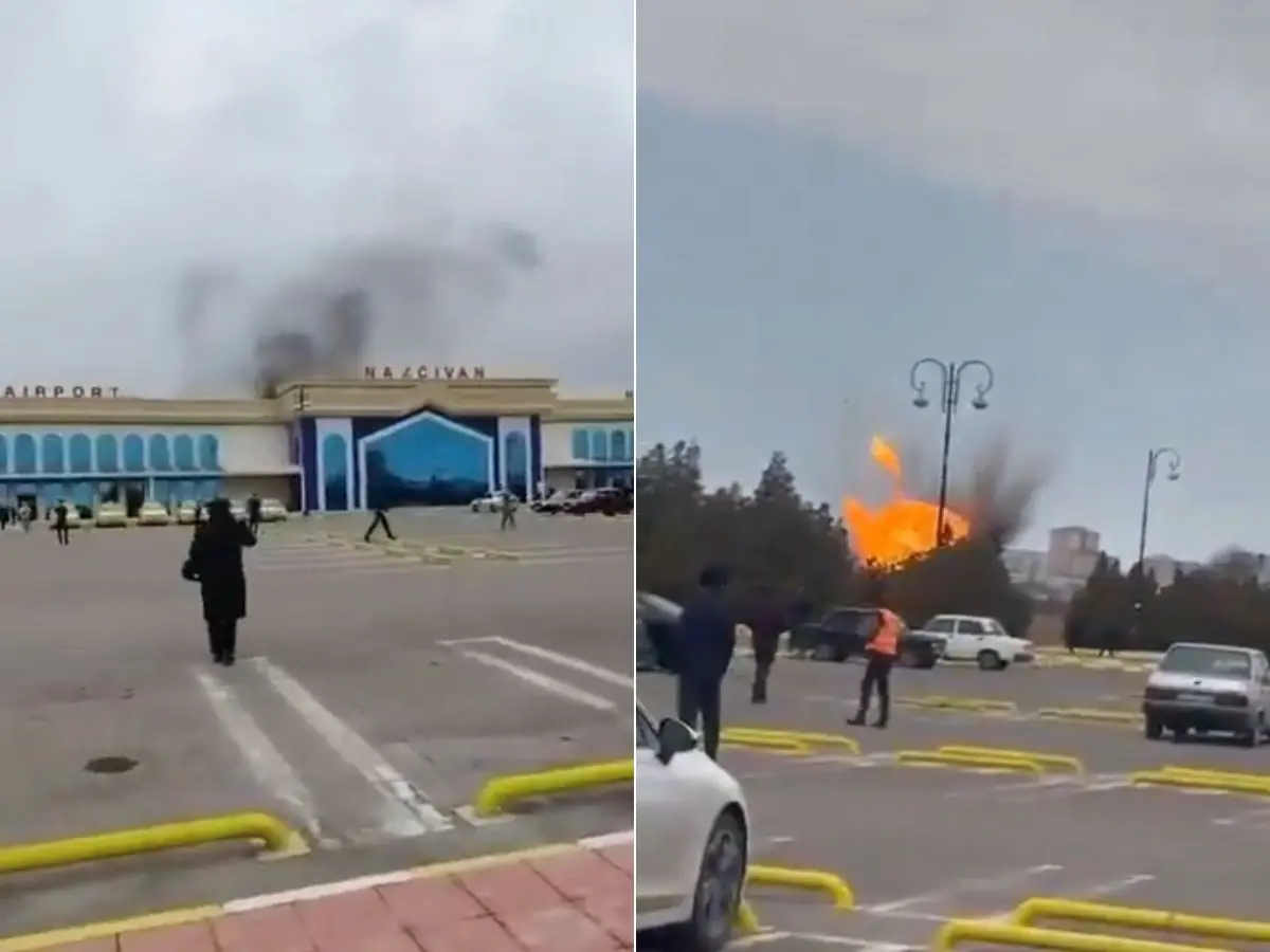 Azerbaijan to enter war? Iranian drones hit airport, govt warns of retaliation | VIDEO Azerbaijan to enter war? Iranian drones hit airport, govt warns of retaliation | VIDEO