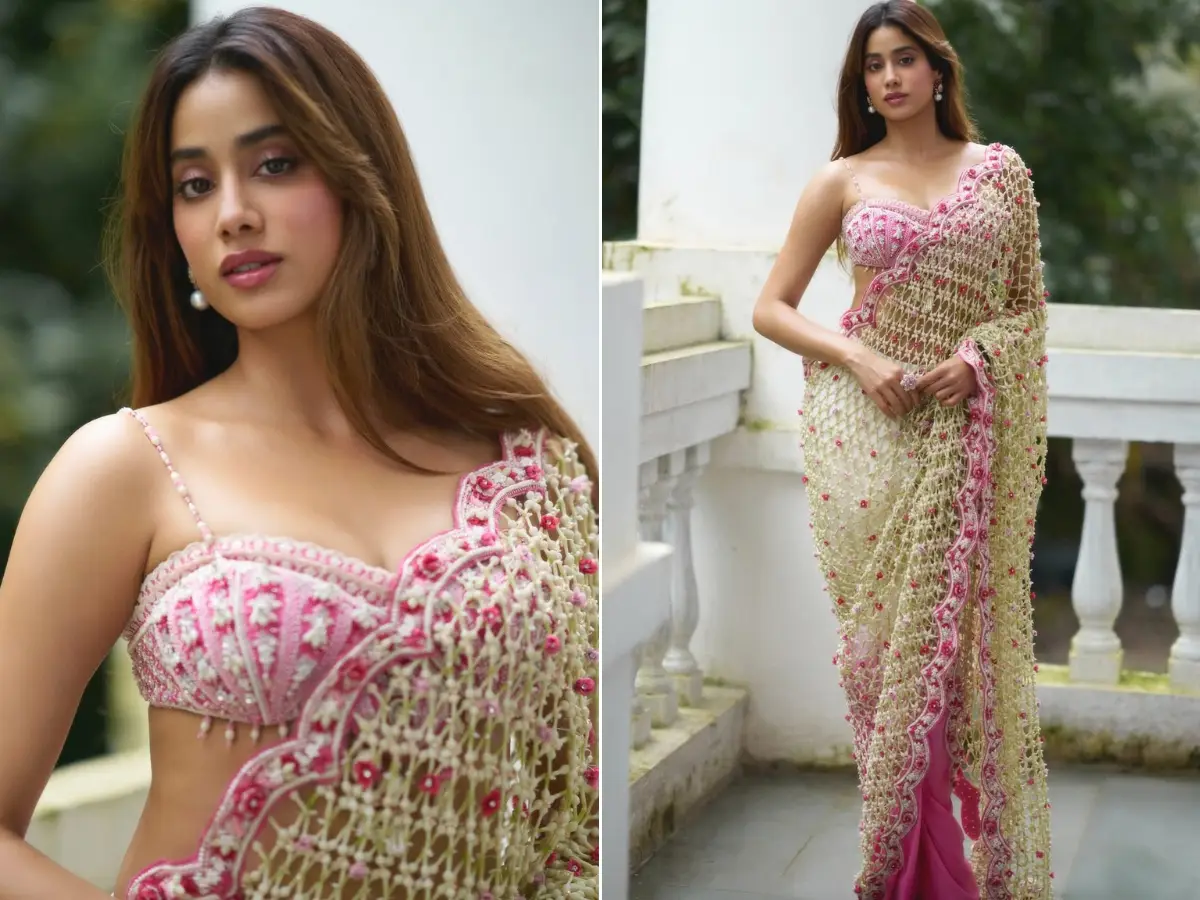 Mogra-draped saree
