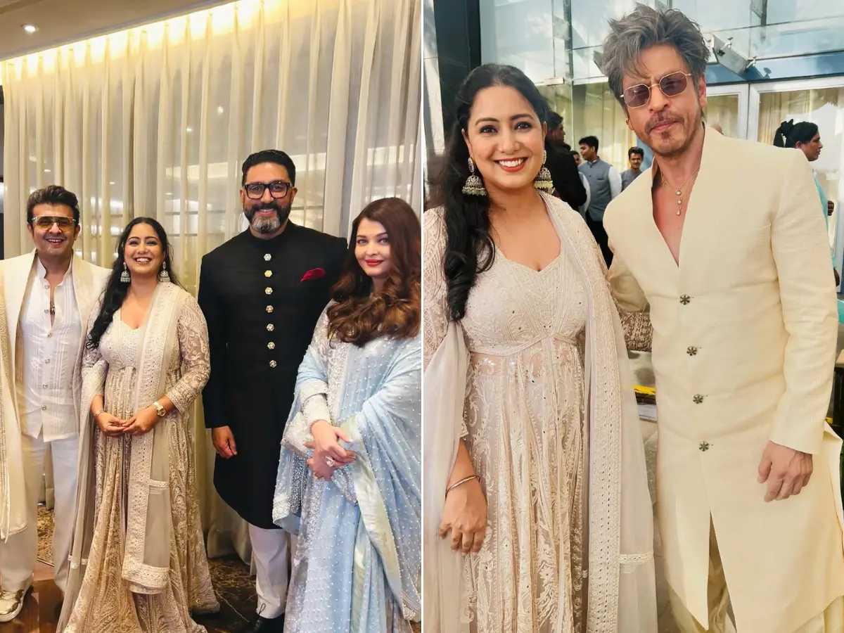 Arjun Tendulkar and Saaniya Chandhok's wedding: Singer Harshdeep Kaur shares beautiful glimpses with SRK and others