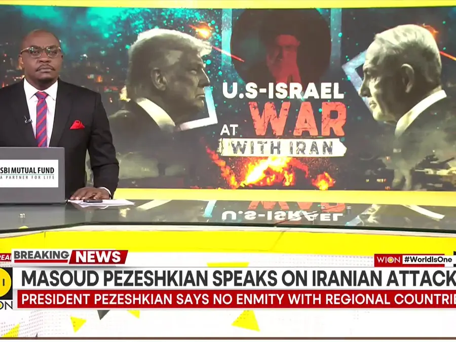 'Will Never Surrender To US, Israel': Masoud Pezeshkian Speaks On Iranian Attacks